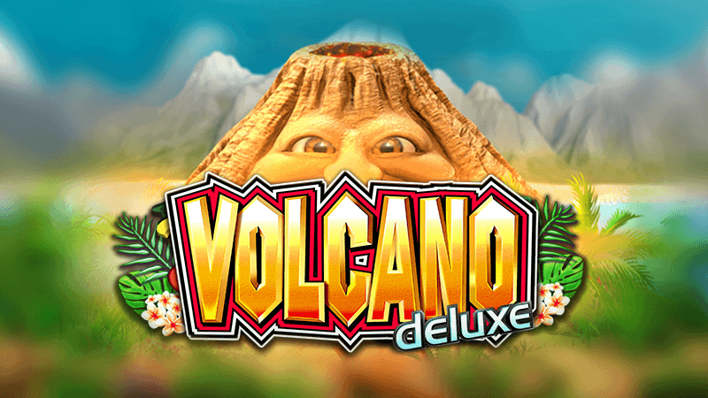volcano deluxe slot logo