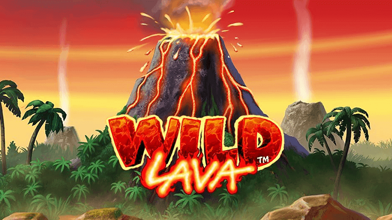 wild lava slot logo