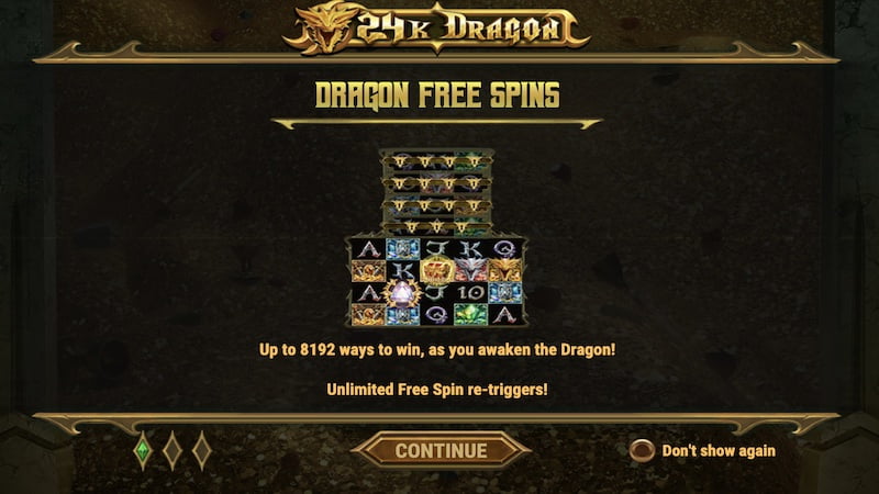 24k dragon slot rules