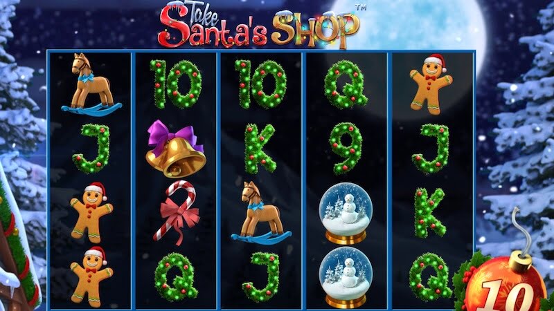 take santas shop slot gameplay