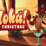 aloha christmas slot logo