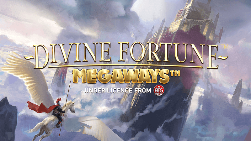 divine fortune megaways slot logo