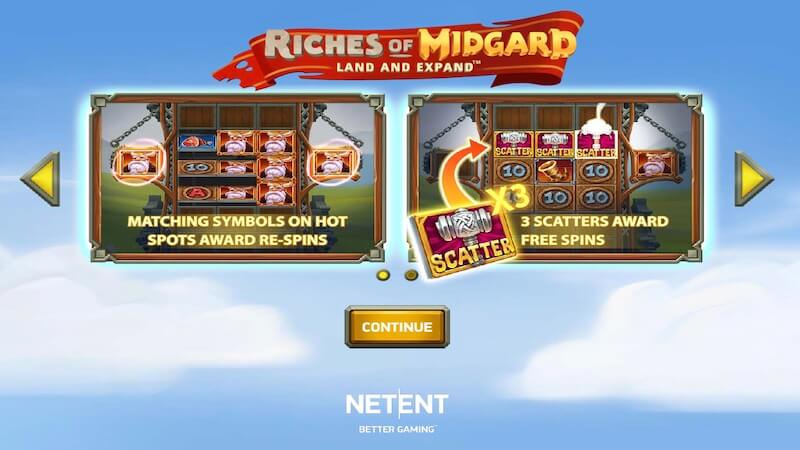 riches of midgard slot rules