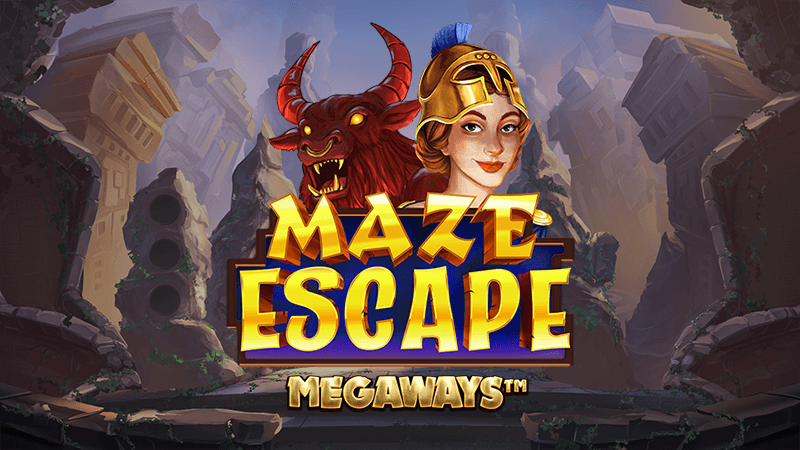 maze escape megaways slot logo