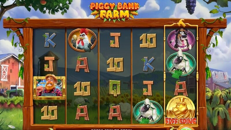 piggy bank farm slot gameplay
