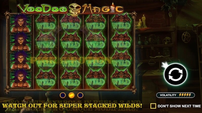 voodoo magic slot rules
