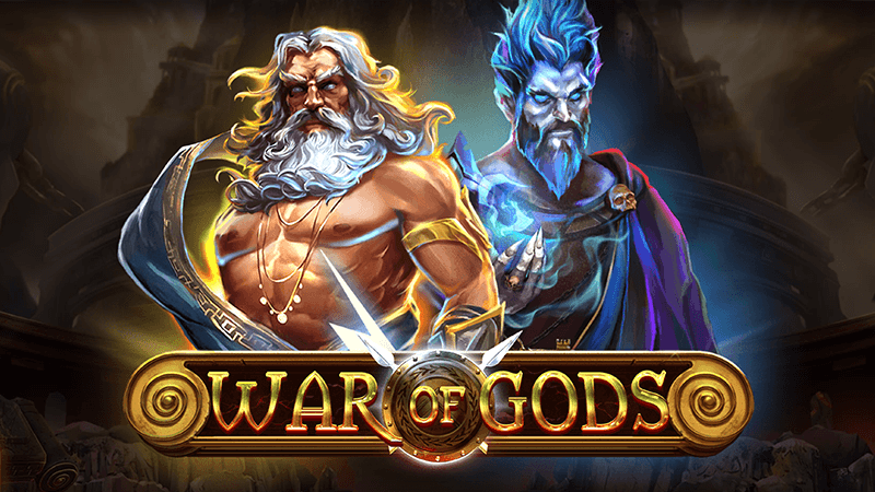 war of gods slot logo
