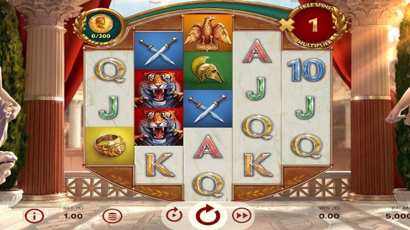 rome the golden age slot gameplay