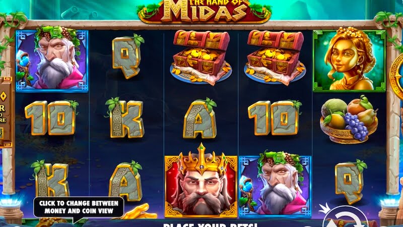 the hand of midas slot gameplay
