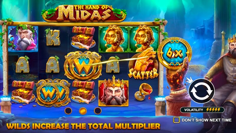 the hand of midas slot rules