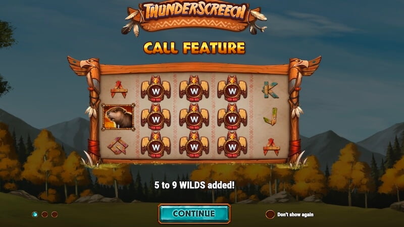 thunder screech slot rules