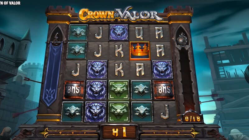 crown of valor slot gameplay