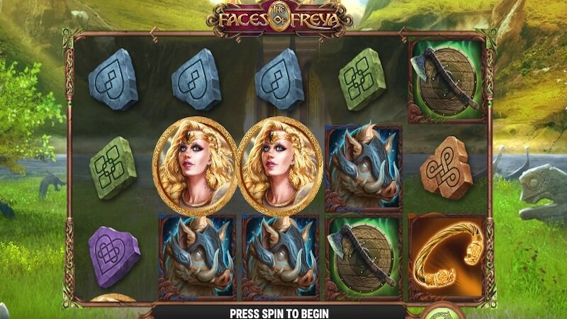 the faces of freya slot gameplay