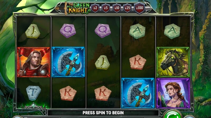 the green knight slot gameplay