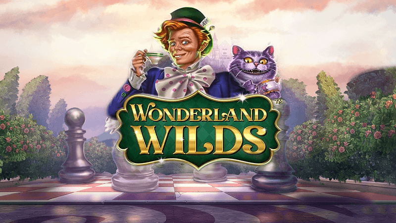 wonderland wilds slot logo