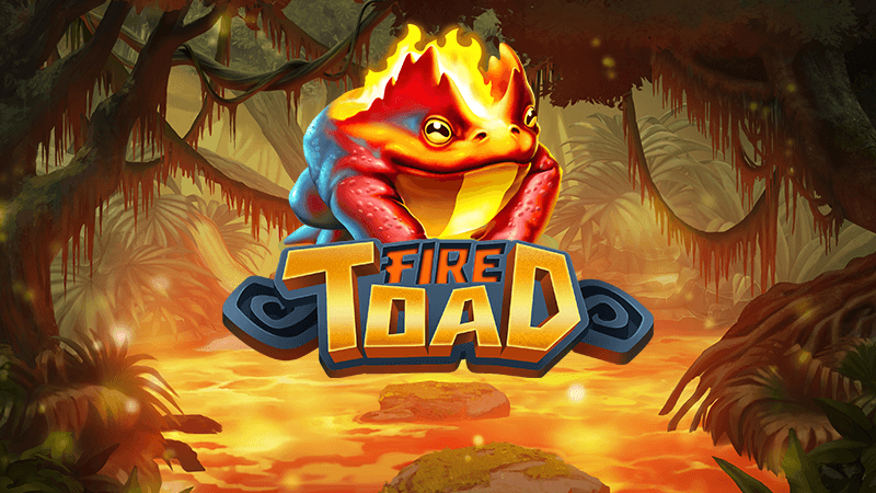 fire toad slot logo
