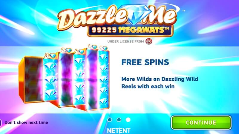 dazzle me megaways slot rules
