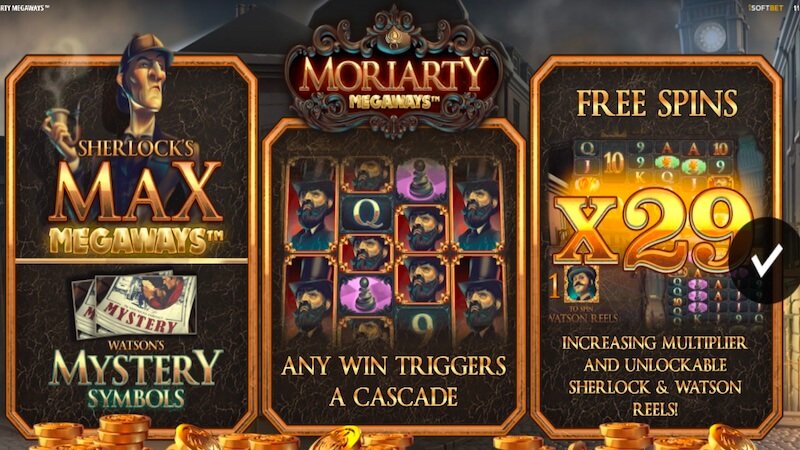 moriarty megaways slot rules
