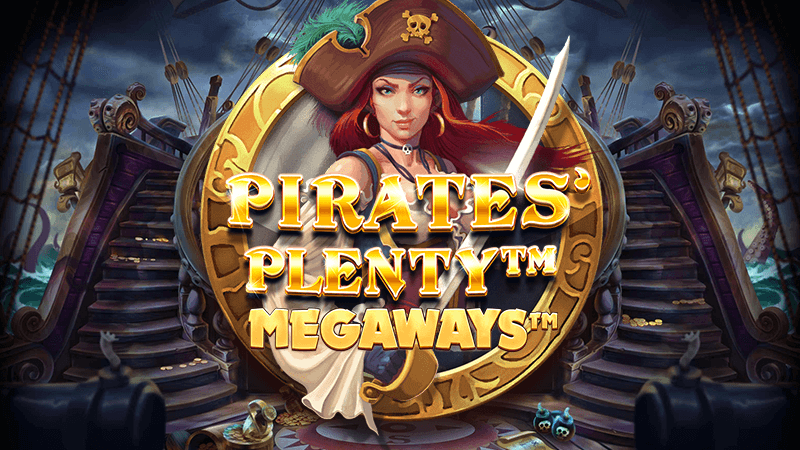 pirates plenty megaways slot logo