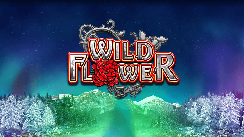 wild flower slot logo