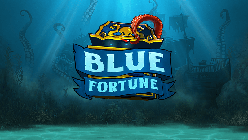 blue fortune slot logo