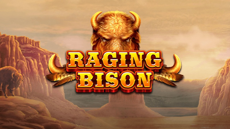 raging bison slot logo
