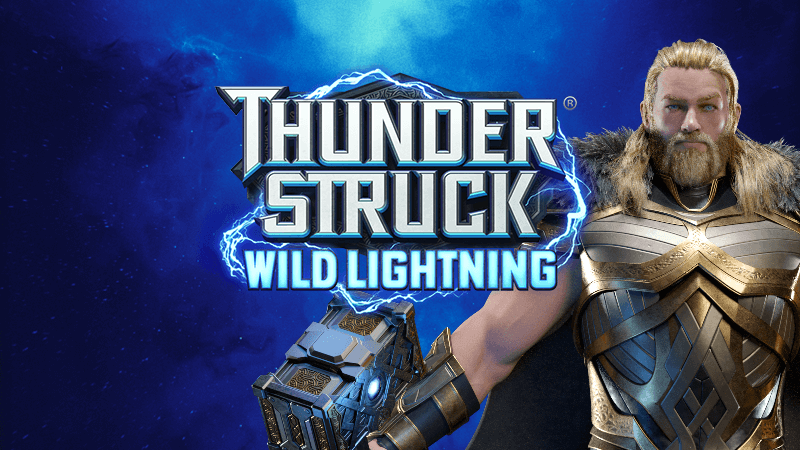 thunderstruck wild lightning slot logo