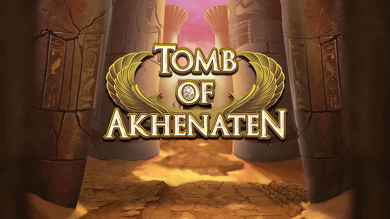 tomb of akhenaten slot logo