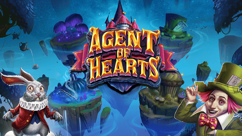 agent of hearts slot logo