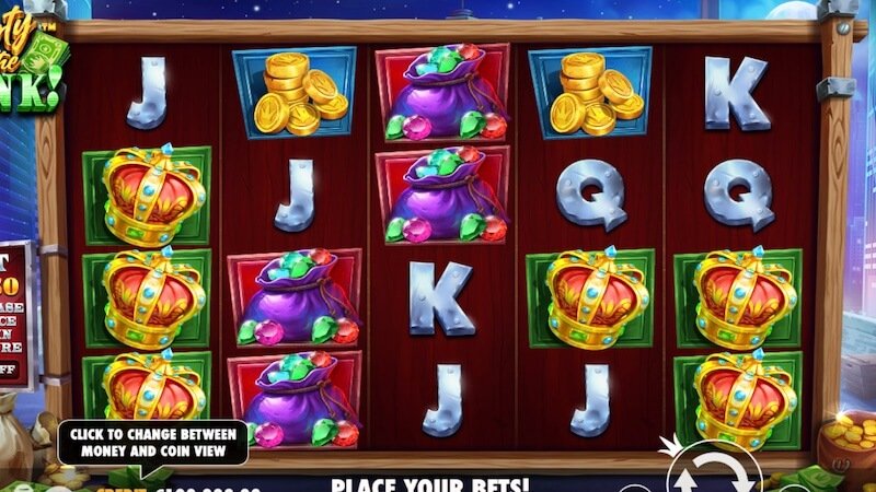 empty the bank slot gameplay