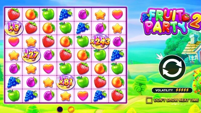 fruit party 2 slot rules