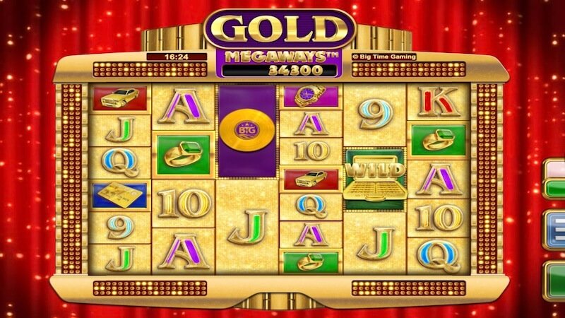 gold megaways slot gameplay