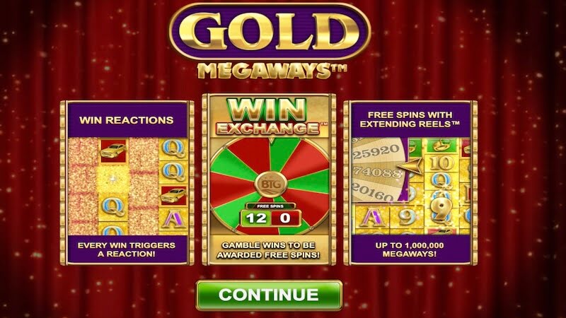 gold megaways slot rules