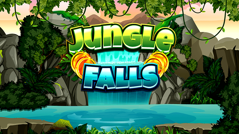 jungle falls slot logo