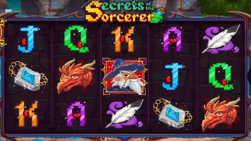 secrets of the sorcerer slot gameplay
