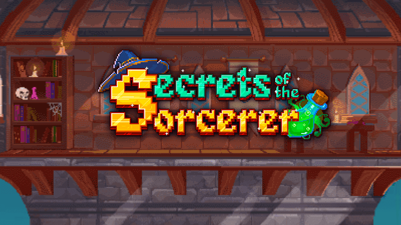 secrets of the sorcerer slot logo