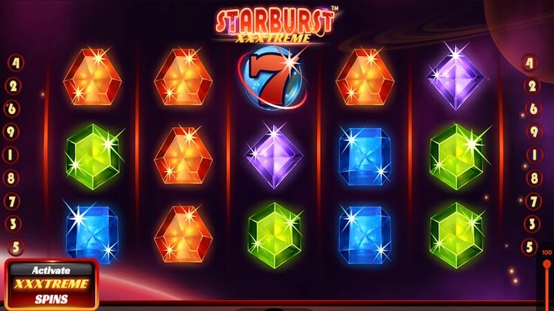 starburst xxxtreme slot gameplay