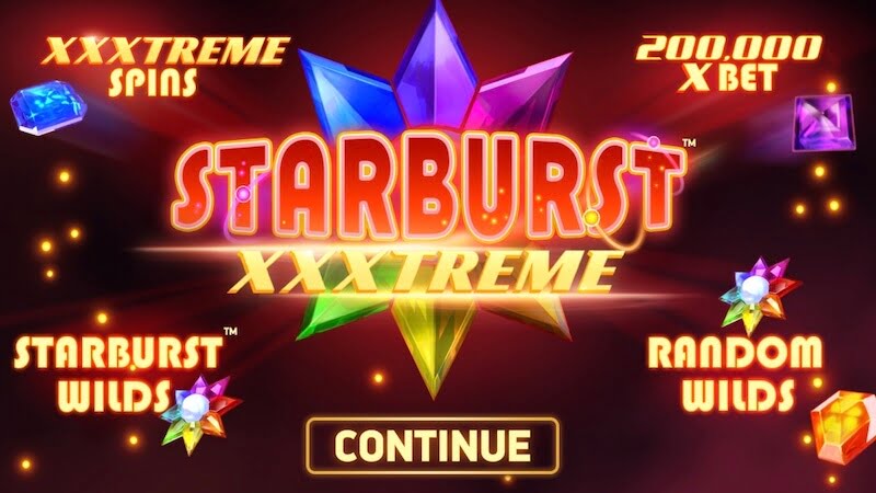 starburst xxxtreme slot rules