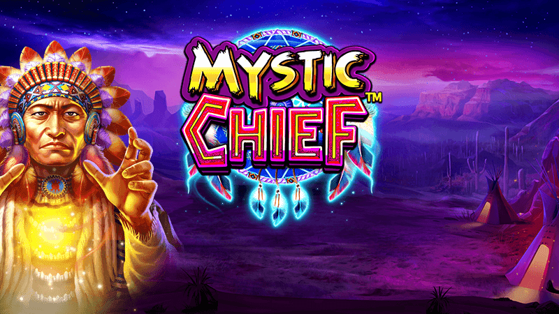 mystic cheif slot logo