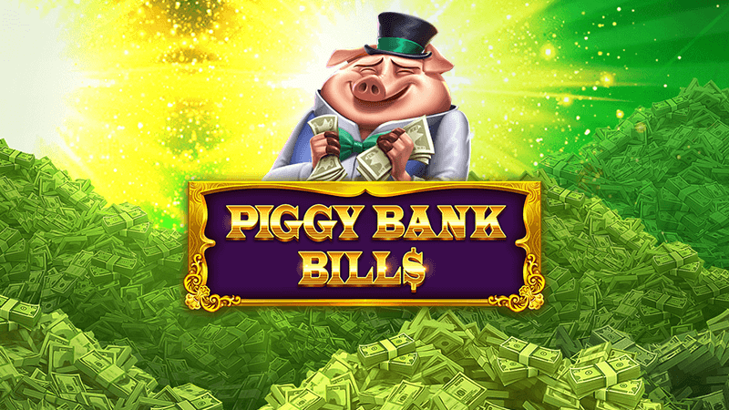 piggy bank bills slot logo