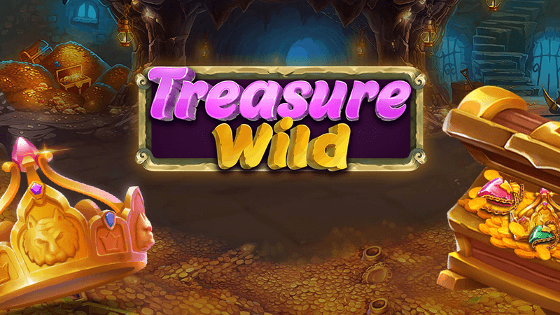 treasure wilds slot logo
