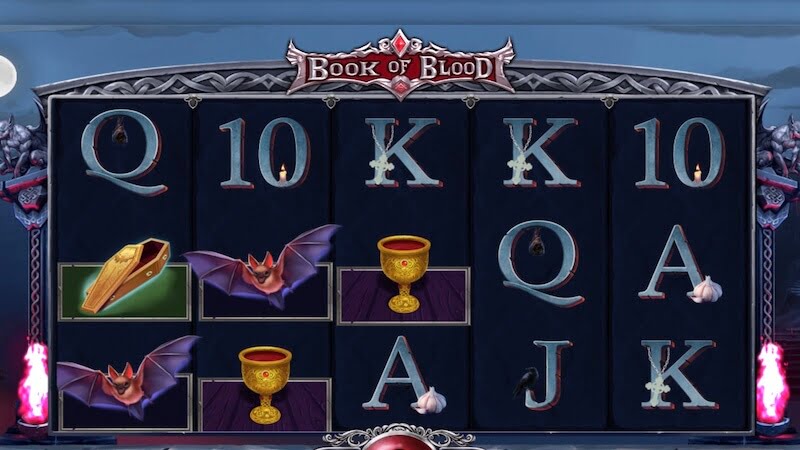 book of blood slot gameplay