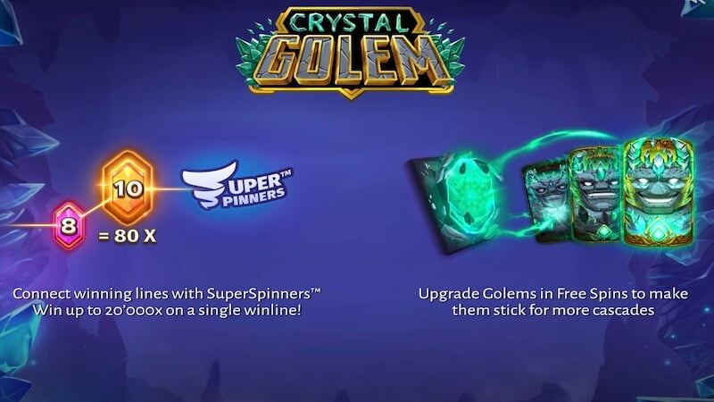 crystal golem slot rules