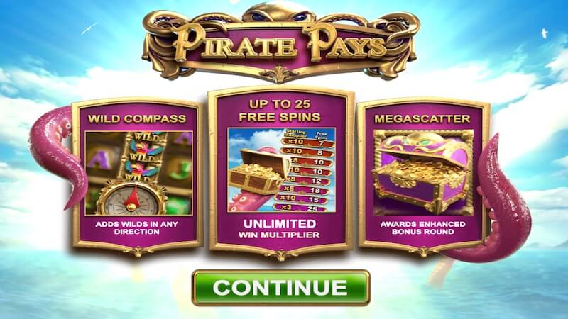 pirate pays megaways slot rules
