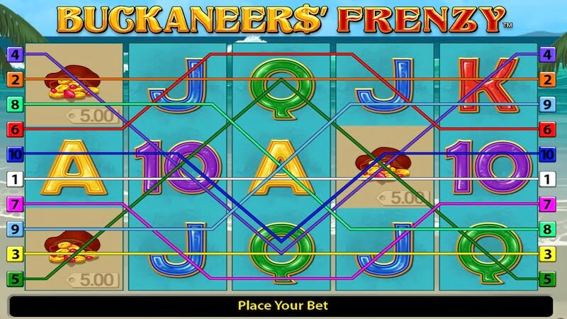 buckaneers frenzy slot gameplay