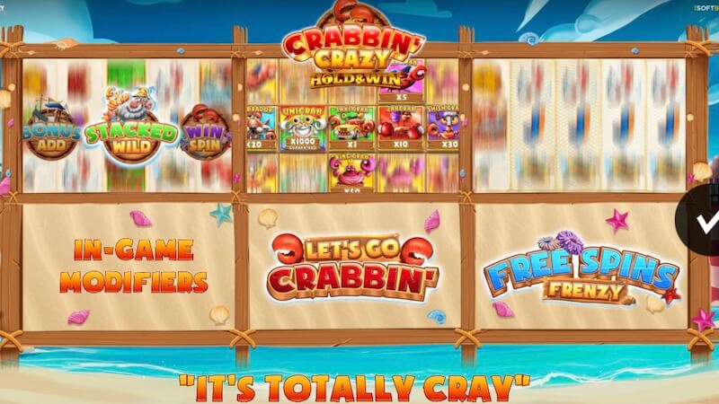crabbin crazy slot rules