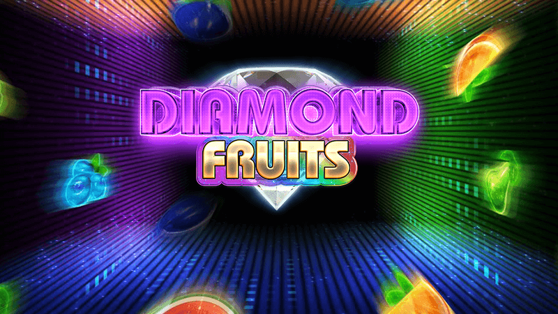 diamond fruits slot logo