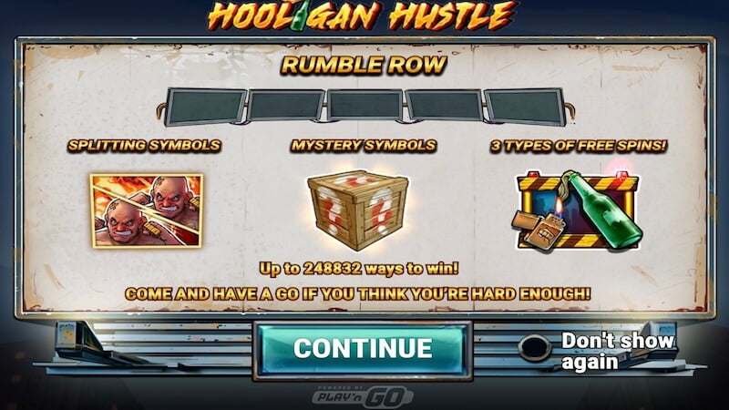 hooligan hustle slot rules