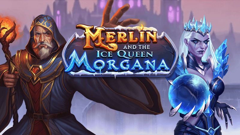 merlin ice queen slot logo