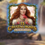 15 crystal roses slot logo